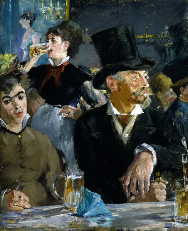 O Café-concerto, Édouard Manet