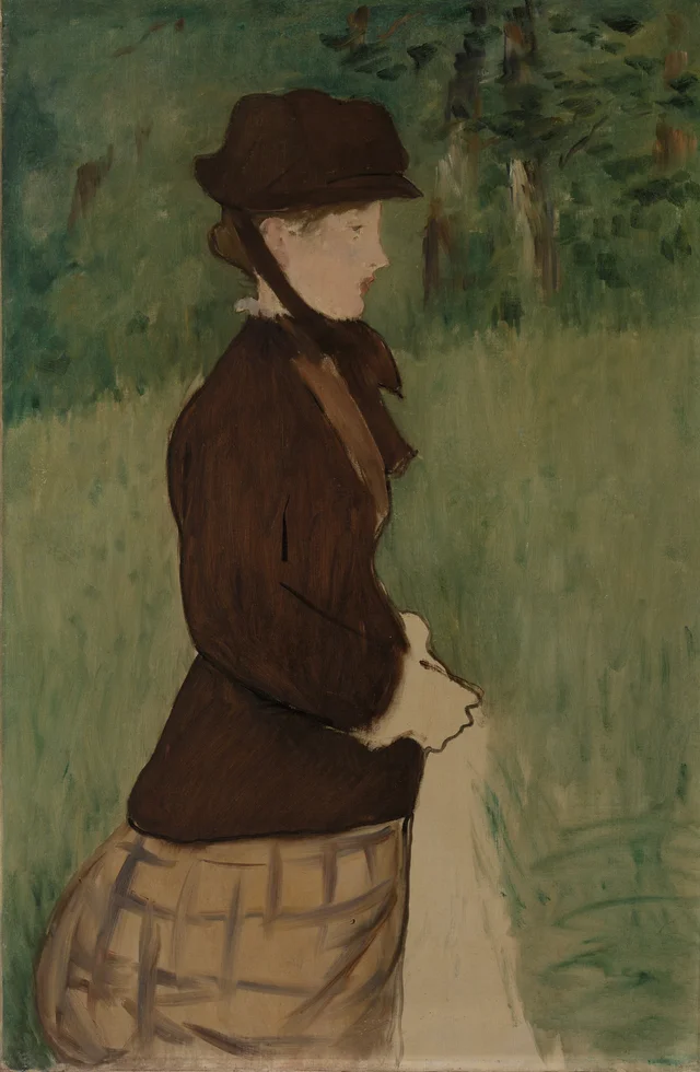 Young Woman in a Garden (Jeune femme dans un jardin)