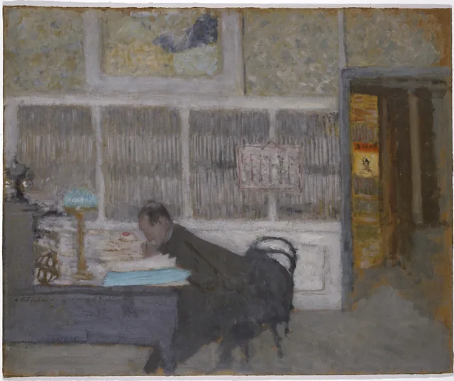 À la Revue blanche (Portrait de Félix Fénéon)