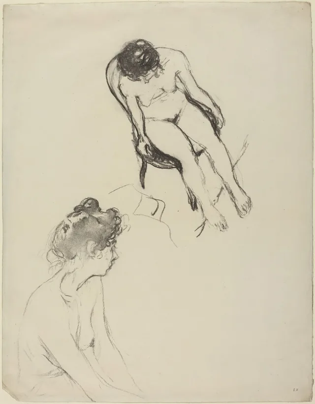 Deux études de nu
