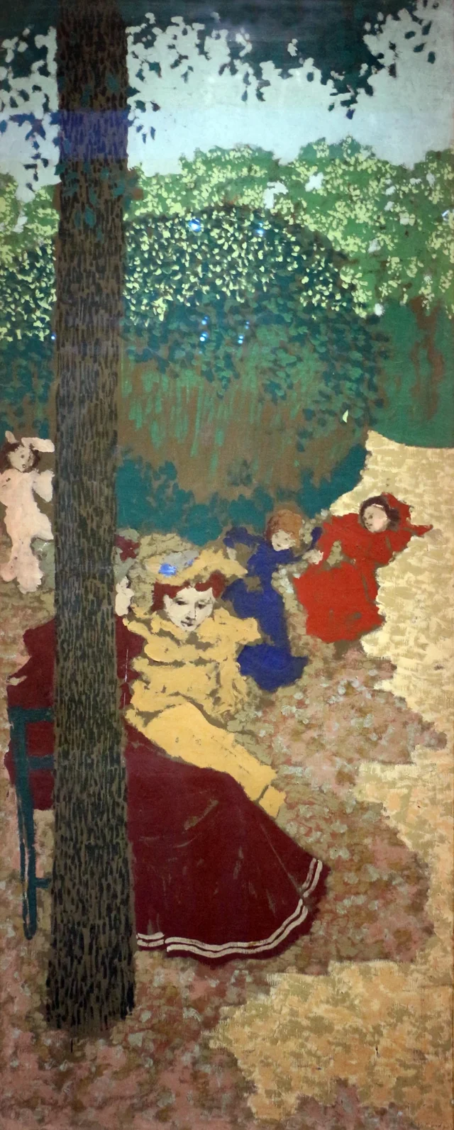 Jardines públicos: niñas jugando, Édouard Vuillard