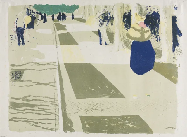 La avenida, Édouard Vuillard