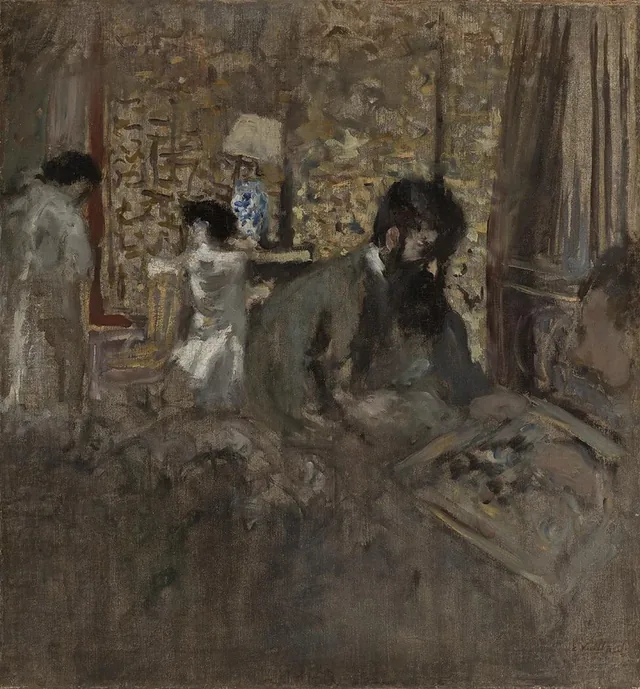 A Partida de damas, Tristan Bernard na casa de Madame Aron