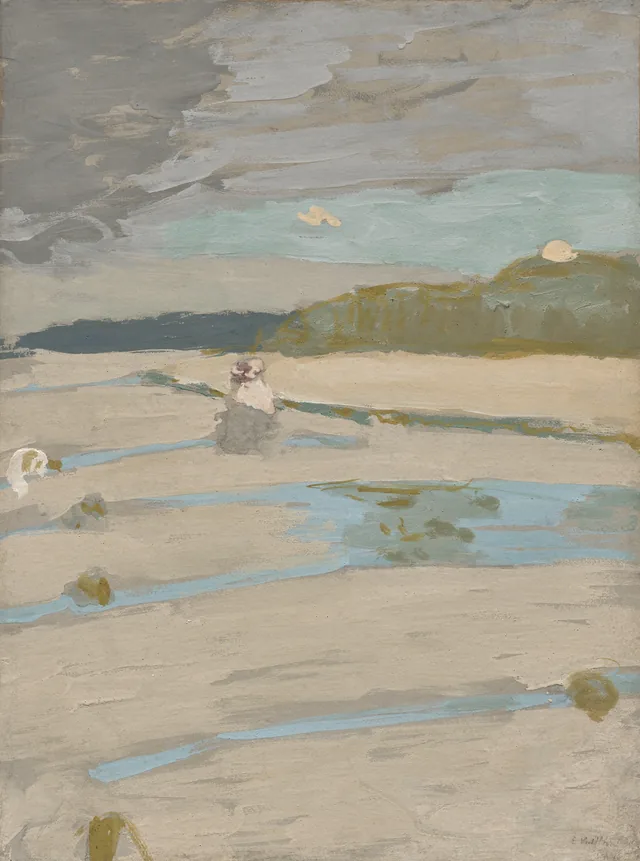 The Beach at Saint-Jacut, Édouard Vuillard