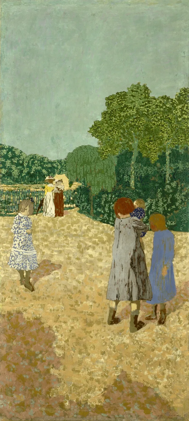 El paseo, Édouard Vuillard