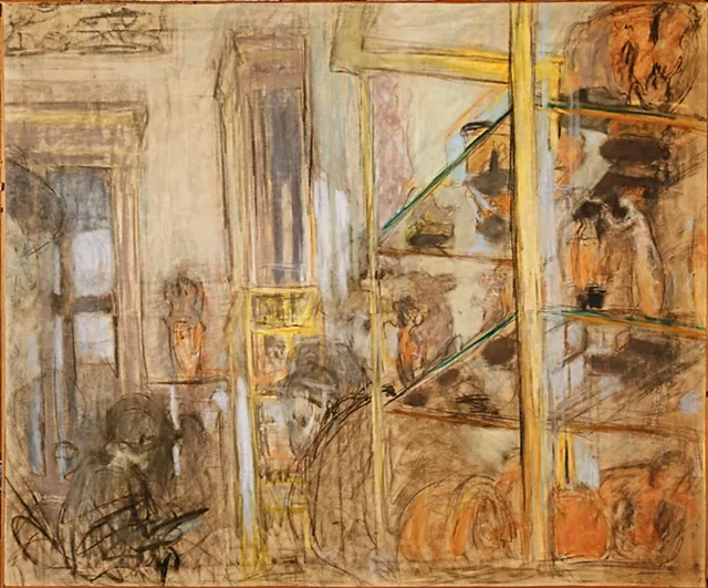 The Salle Clarac at the Louvre, Study II, Édouard Vuillard