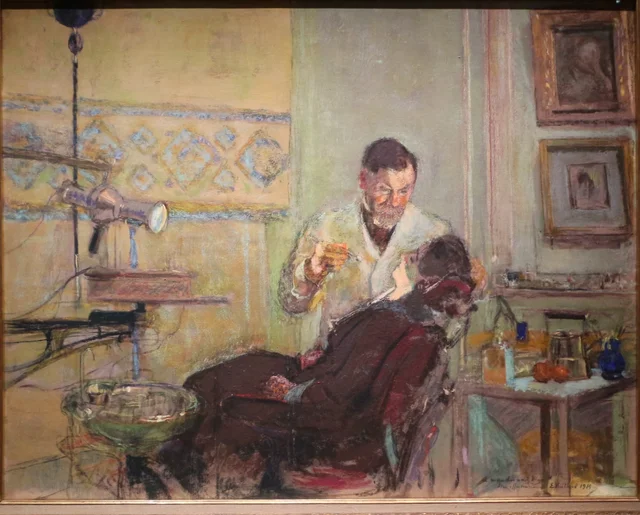 Dr. George Viau in His Dental Office, Édouard Vuillard