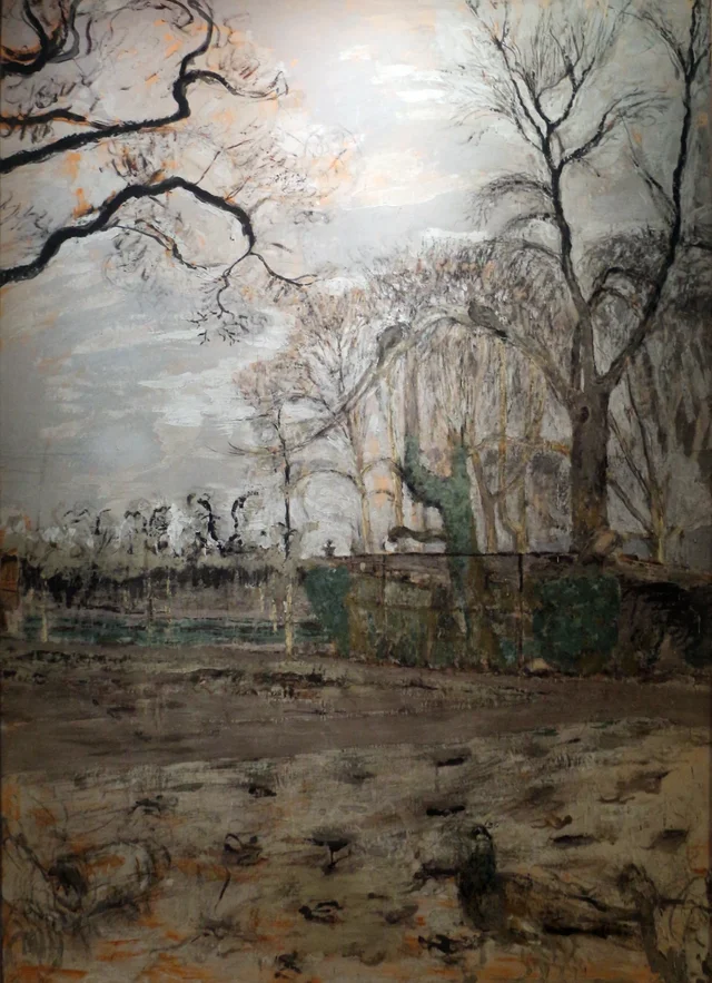 Winter Garden with Peacock, Édouard Vuillard