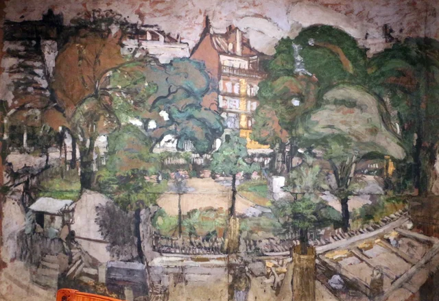 Square Berlioz, Sketch, Édouard Vuillard