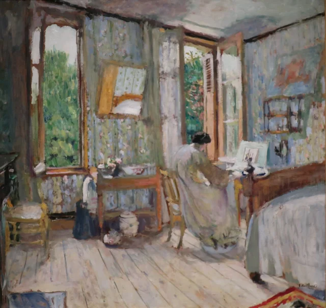 Madame Hessel in Her Bedroom at La Terrasse, Édouard Vuillard