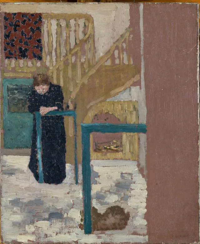 Madame Vuillard dans l'atelier d'un décorateur