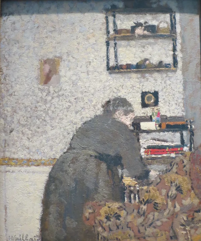 Madame Vuillard in a Drawing Room, エドゥアール・ヴュイヤール