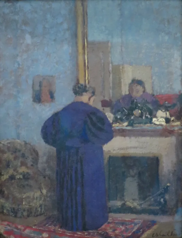 Madame Vuillard by the Fireplace, エドゥアール・ヴュイヤール
