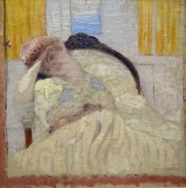 Misia assise dans une bergère, dit « Nonchaloir »