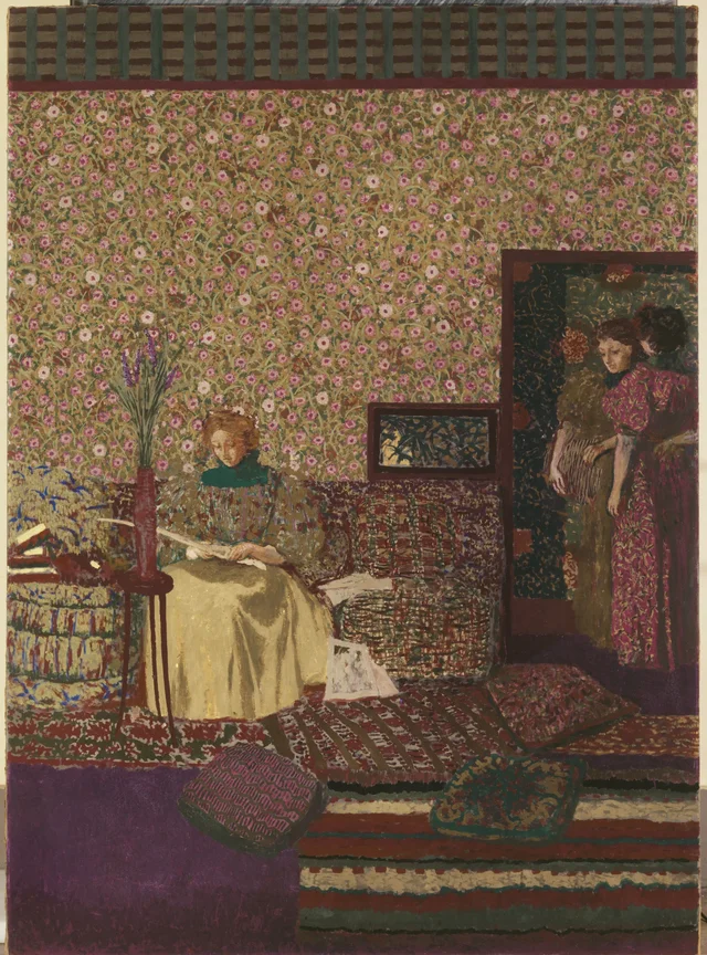 Personajes en un interior. La intimidad, Édouard Vuillard