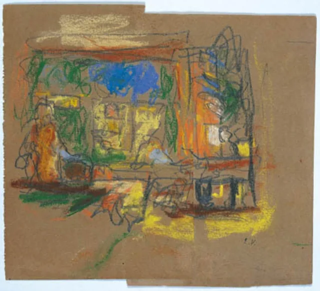 Looking through a Window into a Room, Édouard Vuillard