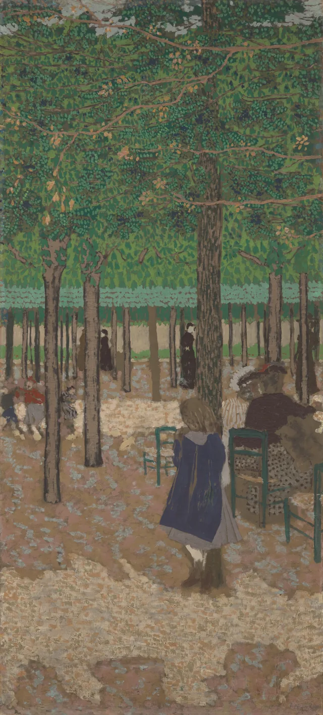 Sob as árvores (de «Jardins públicos»)