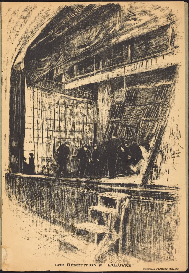 A Rehearsal at L'Œuvre, Program for L'Oasis