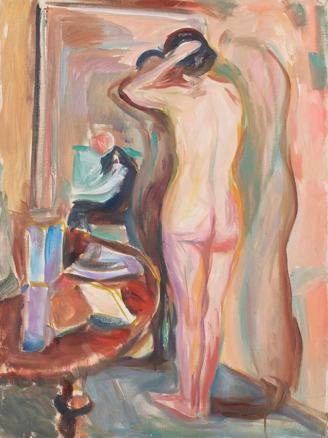 Desnudo ante el espejo