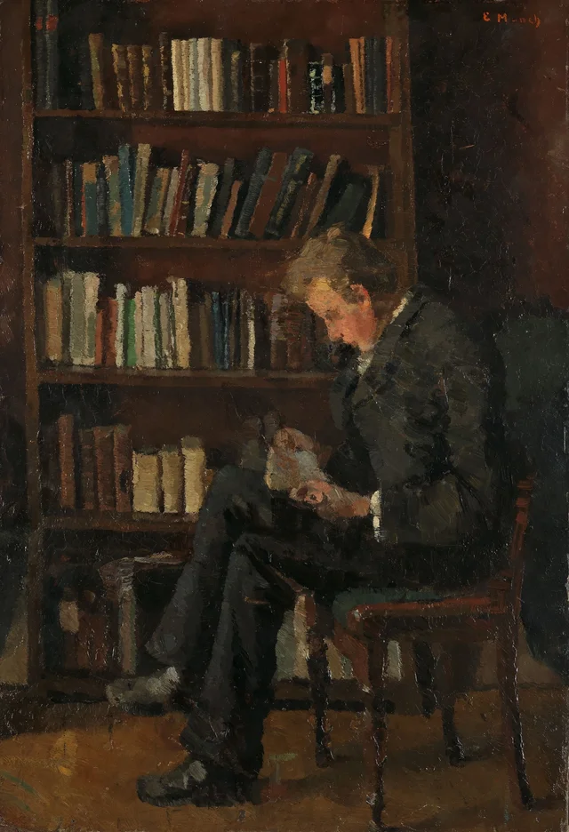 Andreas leyendo