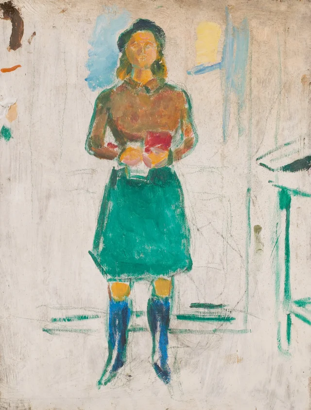 Visiting at Ekely, Edvard Munch