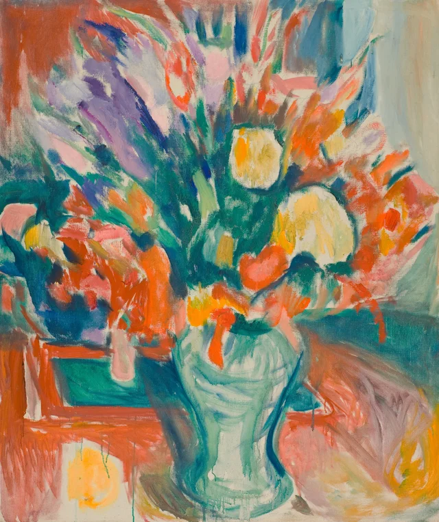 Flores en un jarrón