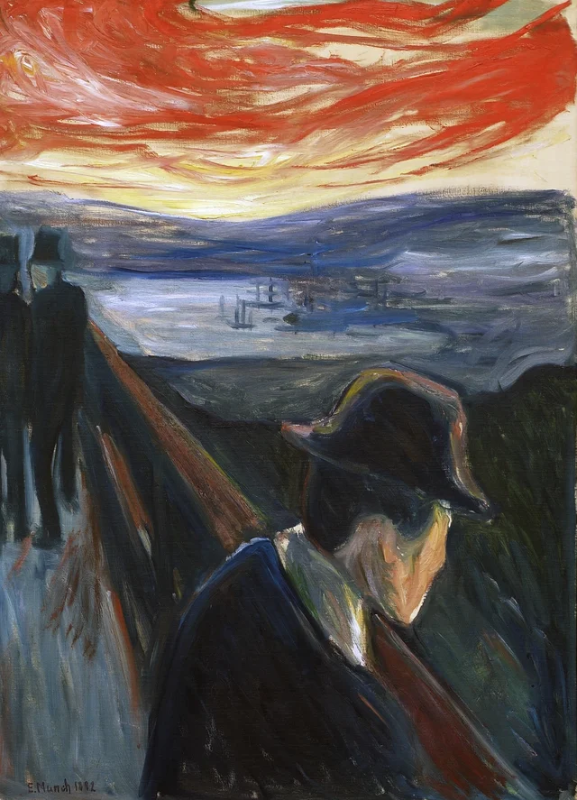 Despair (Sick Mood at Sunset), Edvard Munch