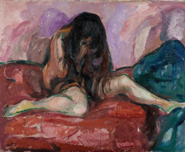 Desnudo llorando