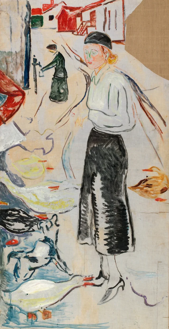 Hanna Brieschke in Åsgårdstrand, Edvard Munch
