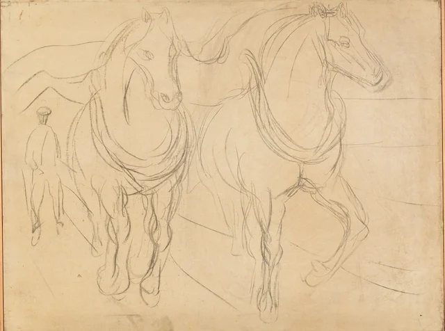 Yunta de caballos