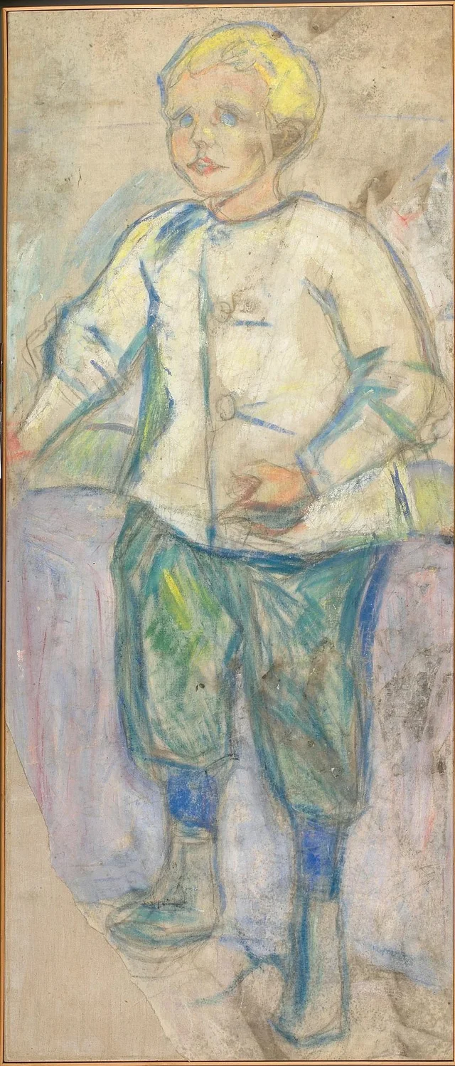 歴史：立つ少年のための習作