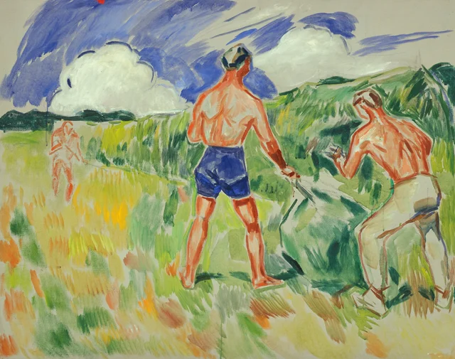 Haymaking, Edvard Munch