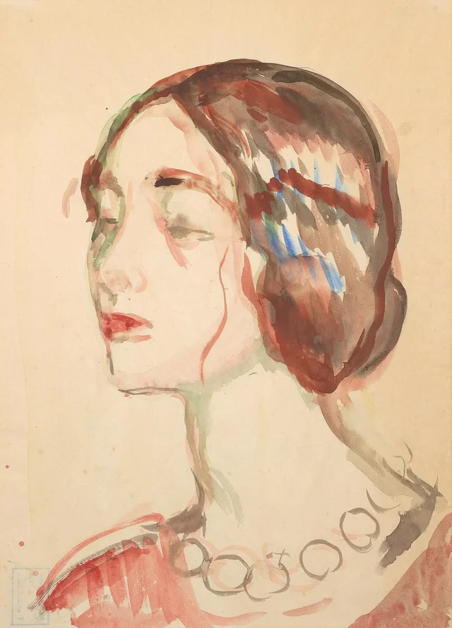 Cabeza de mujer. Birgit Prestøe
