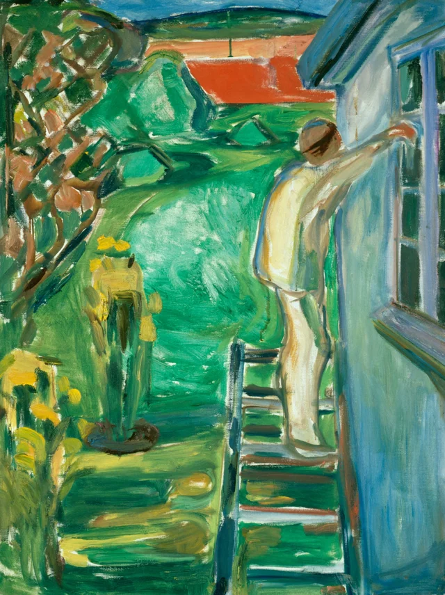 Painter by the Wall, Edvard Munch