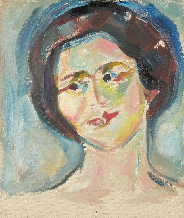 Portrait of Model, Edvard Munch