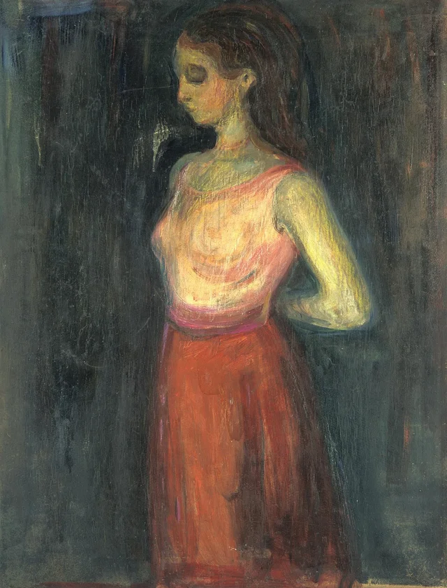 Study of a Model, Edvard Munch