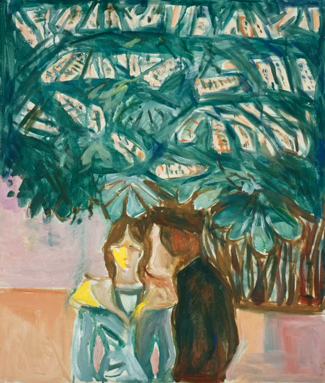 Encounter beneath the Chestnut Tree, Edvard Munch