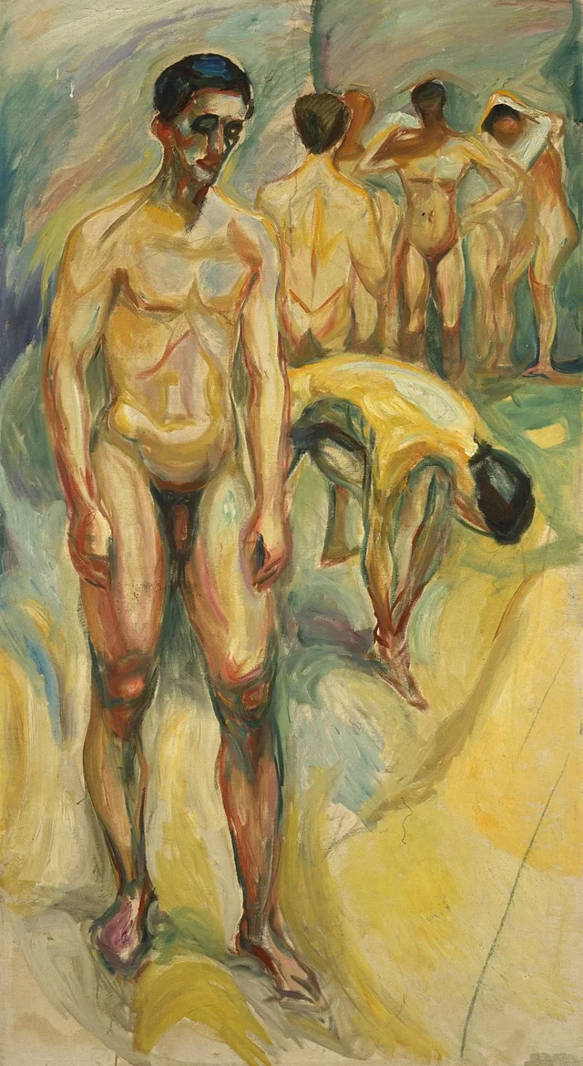 Naked Men in the Baths, Edvard Munch