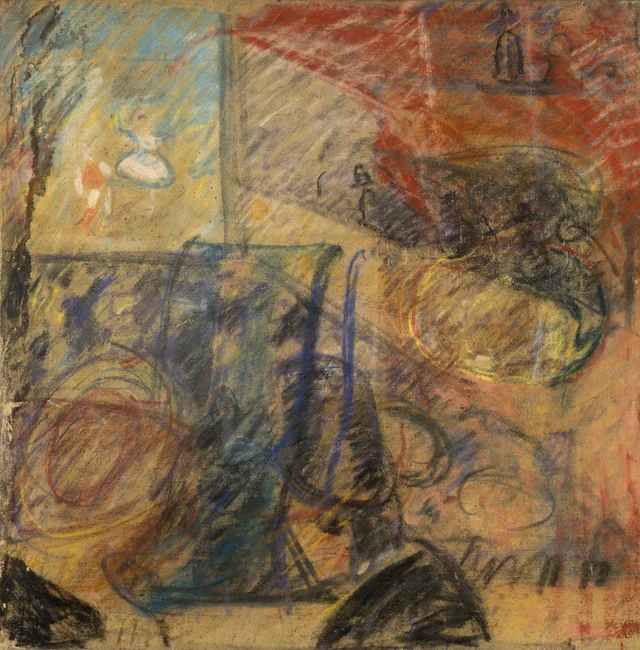 Escena de cabaré, esbozada