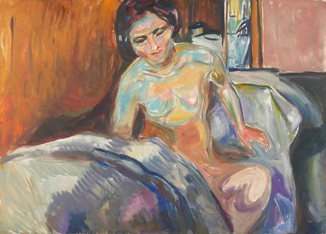 Desnudo sentado: mañana