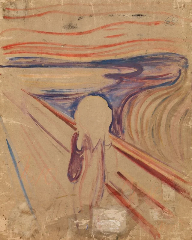 Boceto para El grito