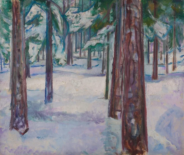 Bosque bajo la nieve