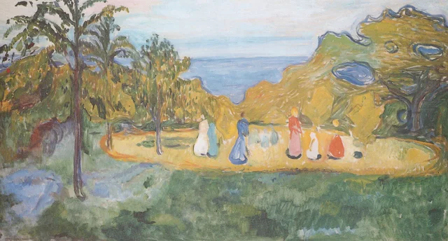 Verano en el jardín (friso Linde)