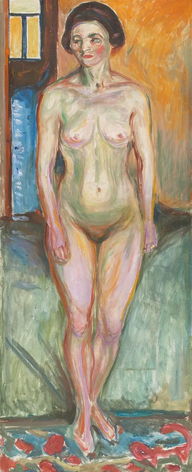 Desnudo de pie