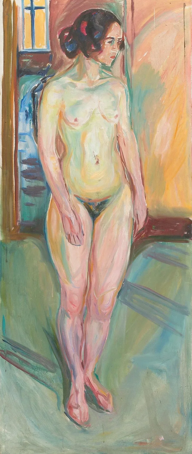 Desnudo de pie: mediodía