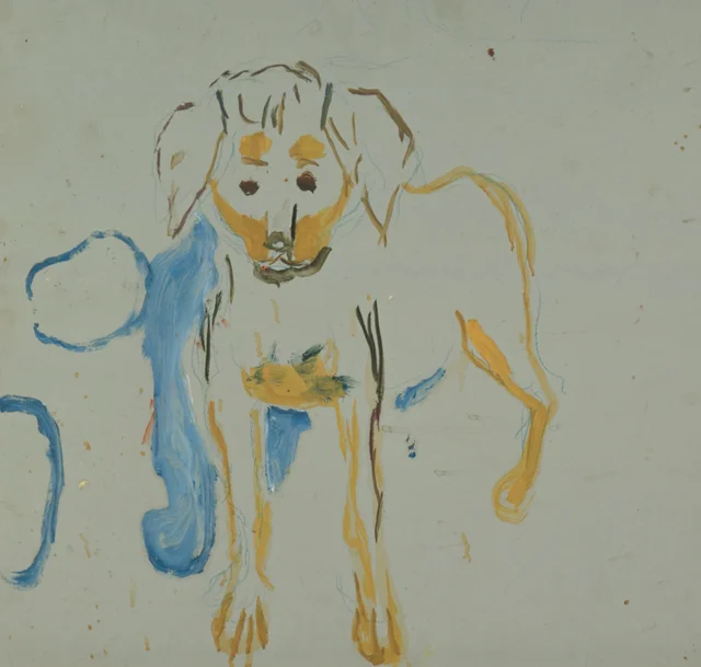 Chien debout, Edvard Munch
