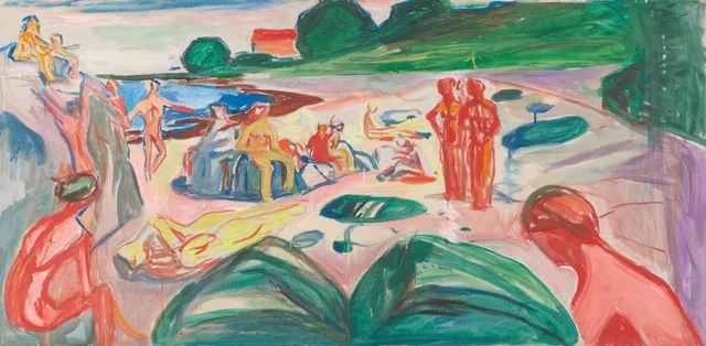 Escena de playa