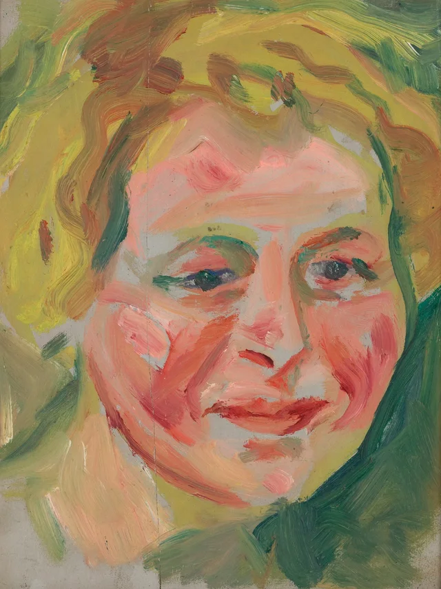 Study of a Head, Edvard Munch