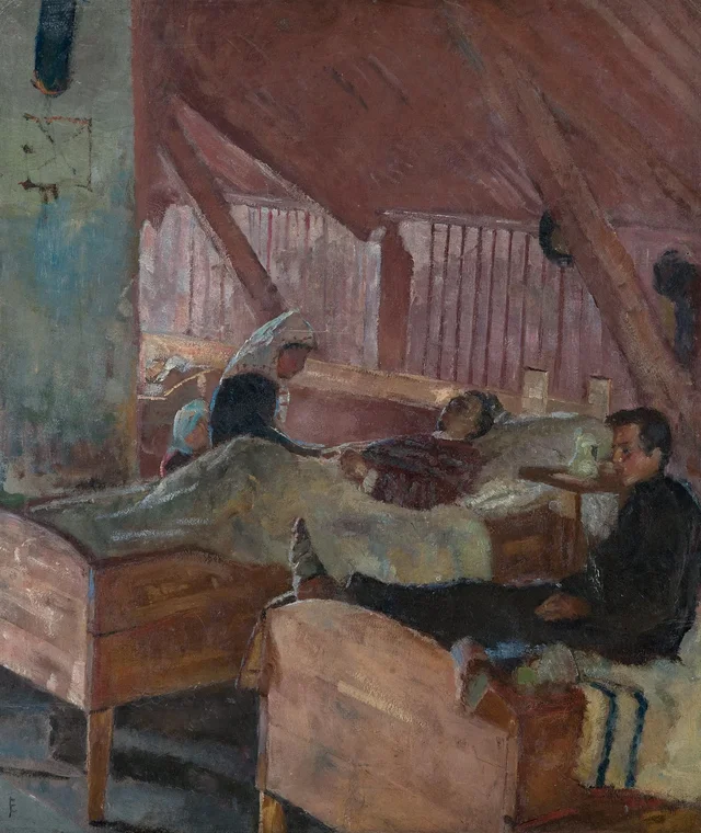 A enfermaria de Helgelandsmoen