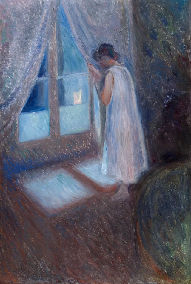 La joven en la ventana